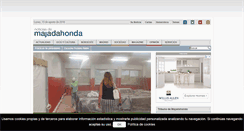 Desktop Screenshot of noticiasdemajadahonda.es