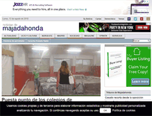 Tablet Screenshot of noticiasdemajadahonda.es